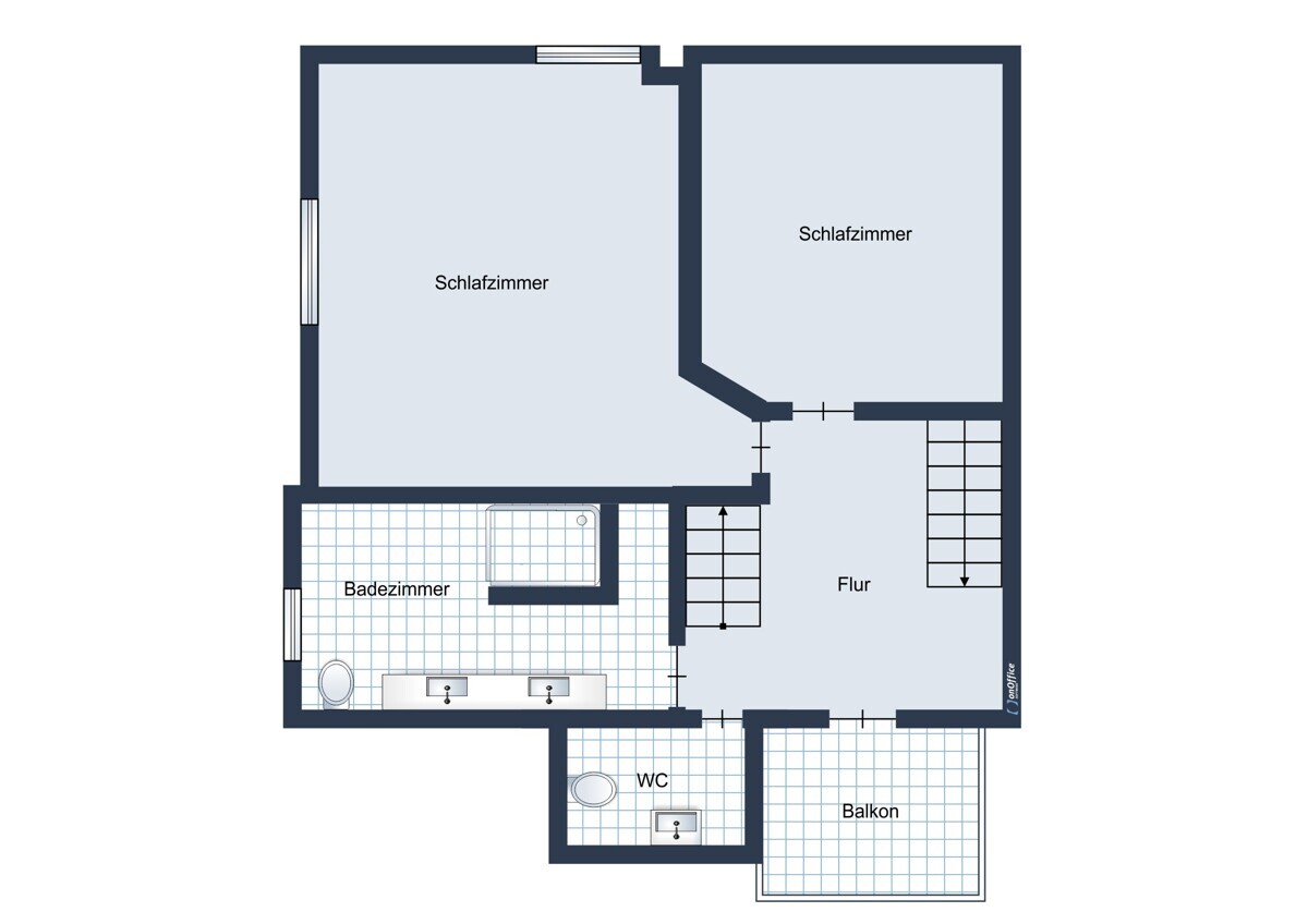 Grundriss 1 OG