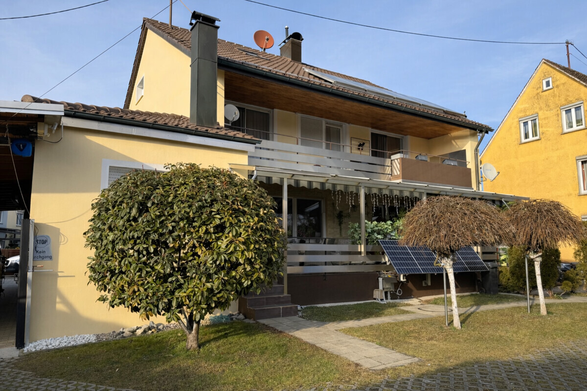 Ansicht v. Garten