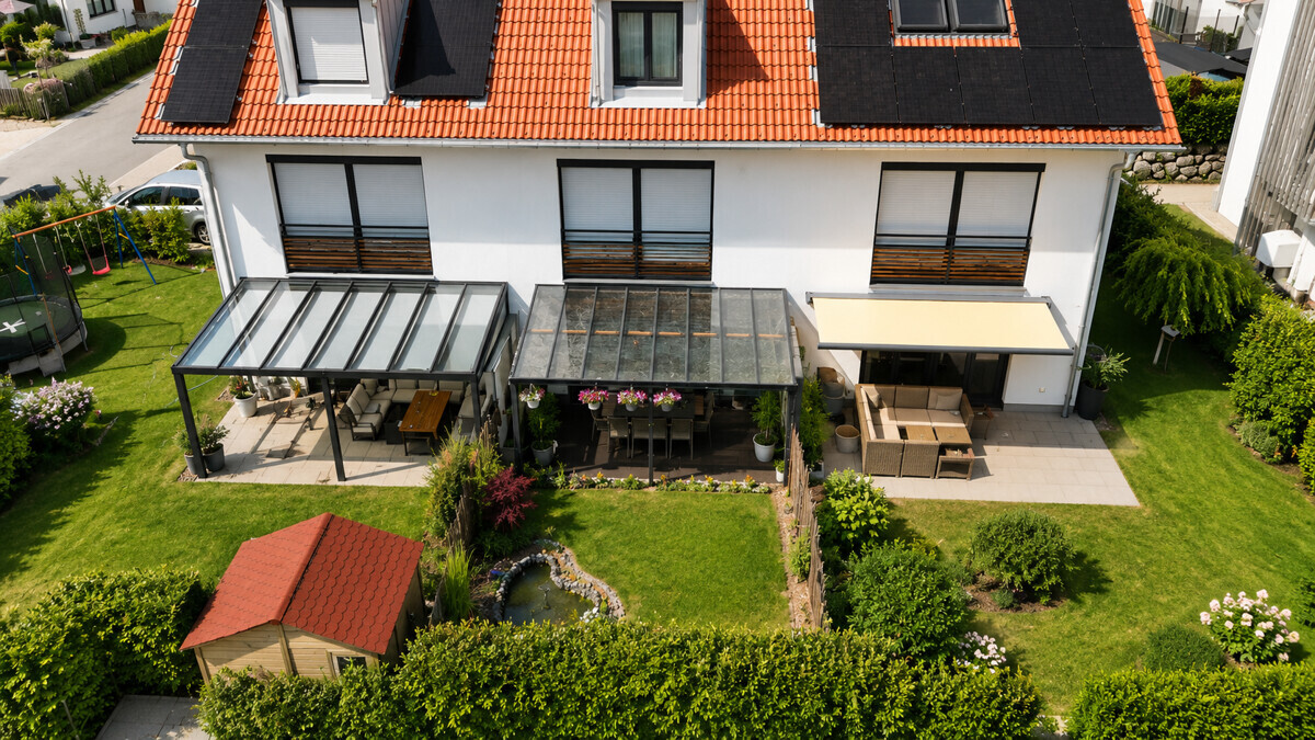 Garten Mitte - Luftansicht