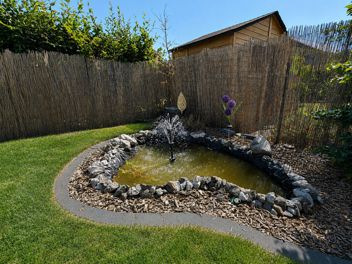 Teich im Garten