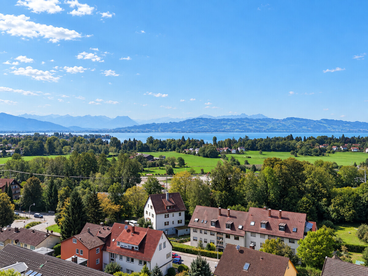 Drohnenaufnahme - Blick Bodensee
