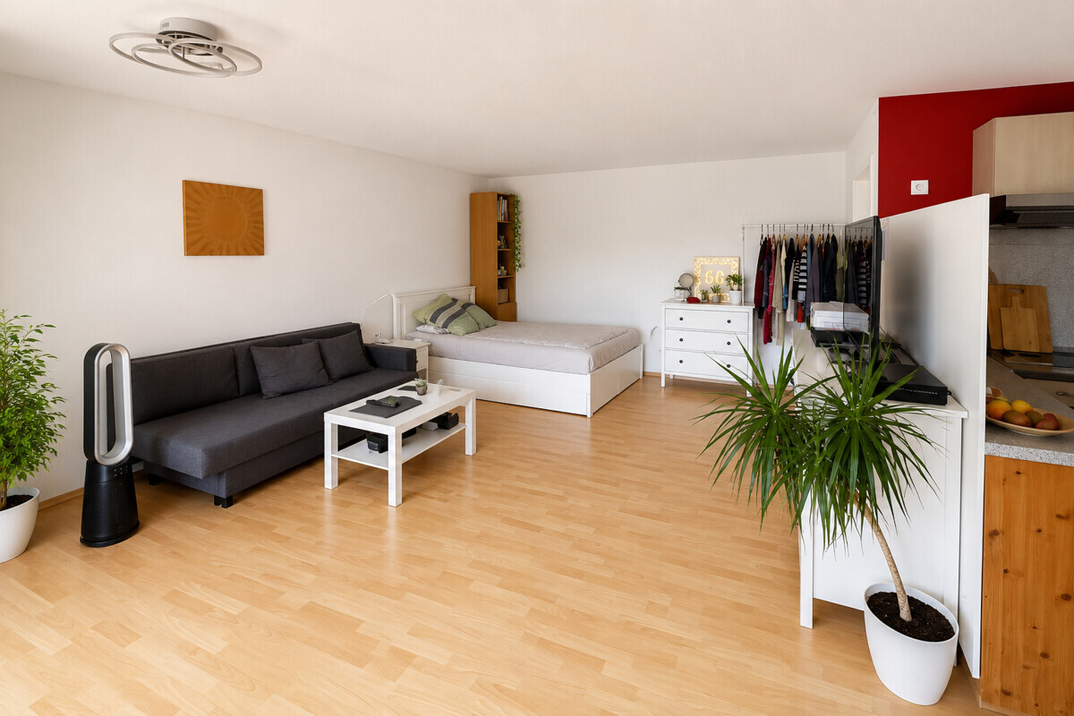 Wohn- Schlafbereich - UG Appartement