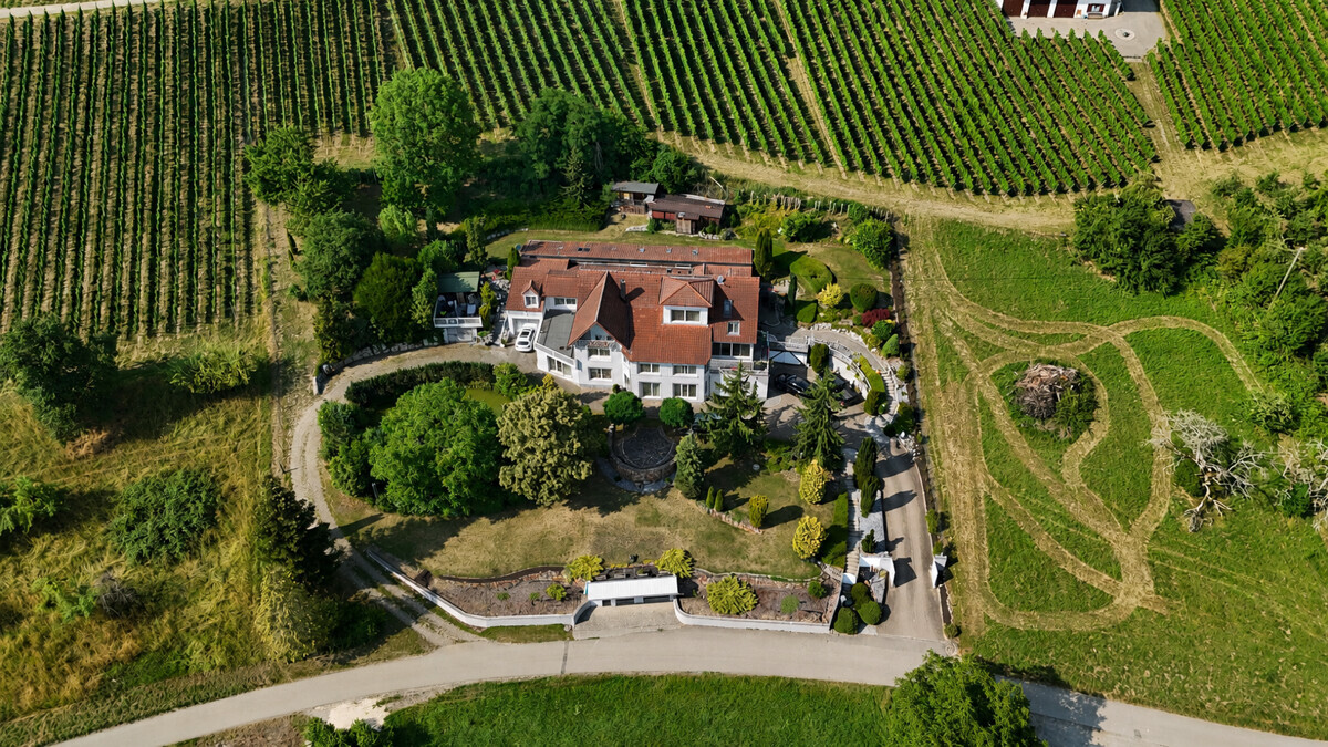 Großzügiges Grundstück mit Teich