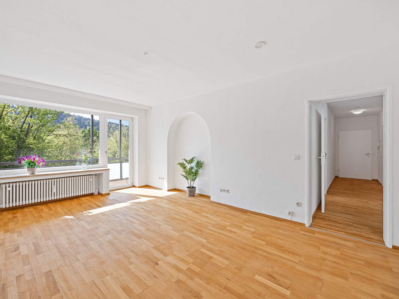 Wohnzimmer mit Loggia