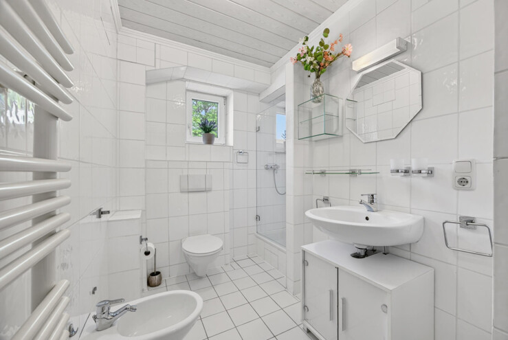 EG Tageslichtbad mit Dusche, WC, Bidet