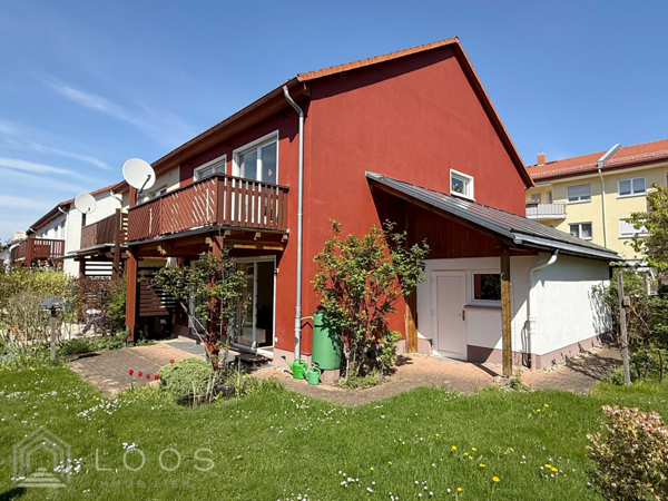 Hausansicht Garten