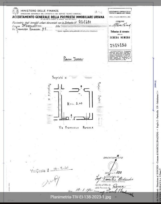 Immagine di APPARTAMENTI VIA FRANCESCO BARACCA – MARCELLINA (RM)