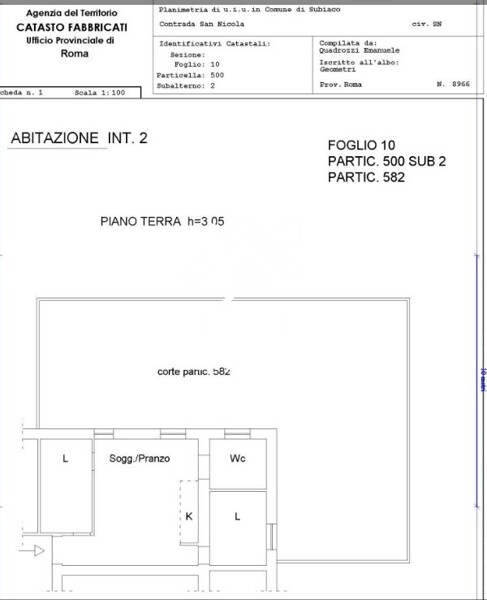 APPARTAMENTO CONTRADA S. NICOLA 4 - SUBIACO — foto 6