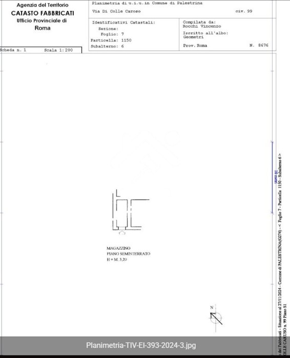 Immagine di APPARTAMENTO VIA COLLE CAROSO – PALESTRINA