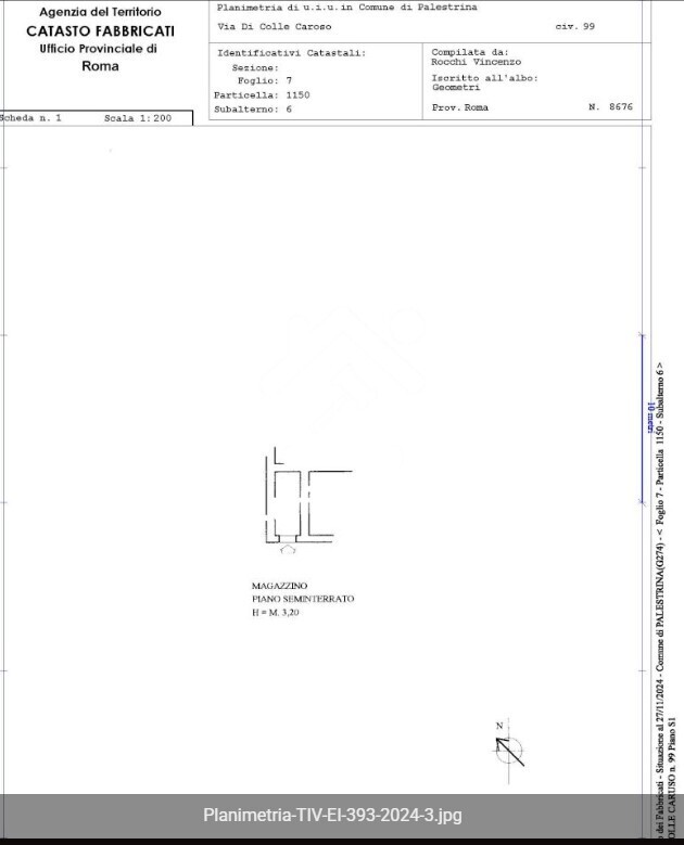 Immagine di APPARTAMENTO VIA COLLE CAROSO – PALESTRINA