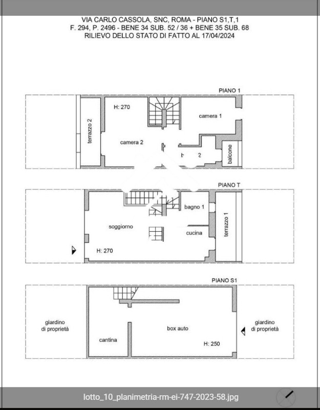 Immagine di VILLINO VIA CARLO CASSOLA – ROMA