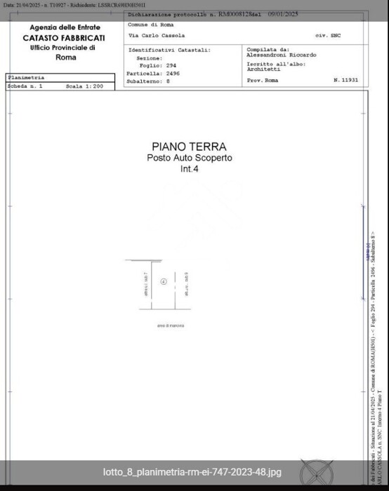 Immagine di VILLINO VIA CARLO CASSOLA – ROMA