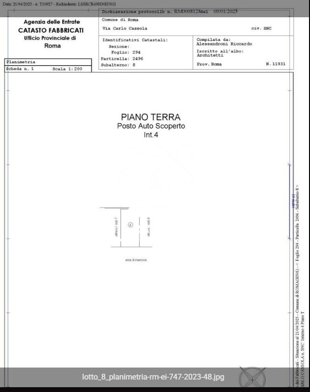 Immagine di VILLINO VIA CARLO CASSOLA – ROMA