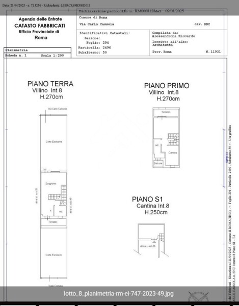 CASA / VILLA VIA CARLO CASSOLA - ROMA — foto 5