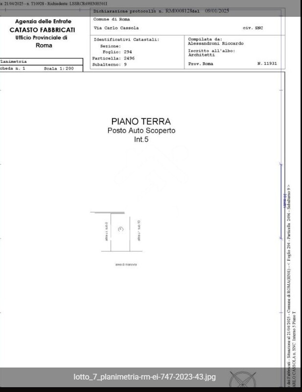 Immagine di VILLINO VIA CARLO CASSOLA – ROMA