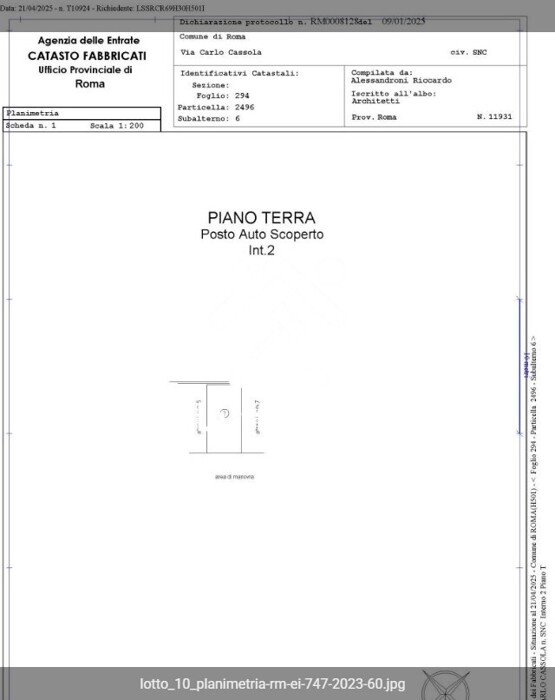 Immagine di VILLINO VIA CASSOLA – ROMA