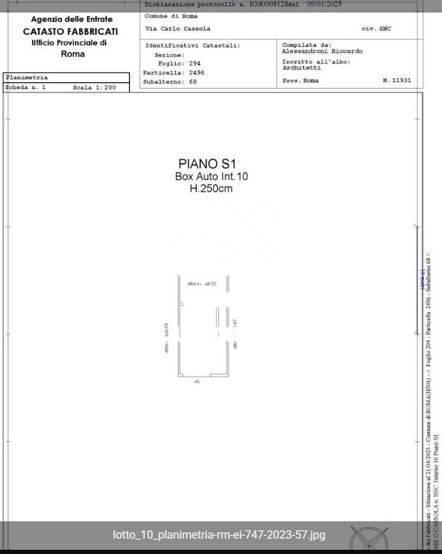 Immagine di VILLINO VIA CASSOLA – ROMA