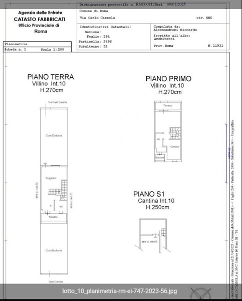 CASA / VILLA VIA CASSOLA - ROMA — foto 7