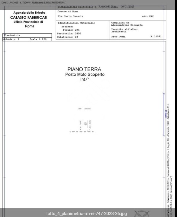 Immagine di VILLINO VIA CARLO CASSOLA – ROMA