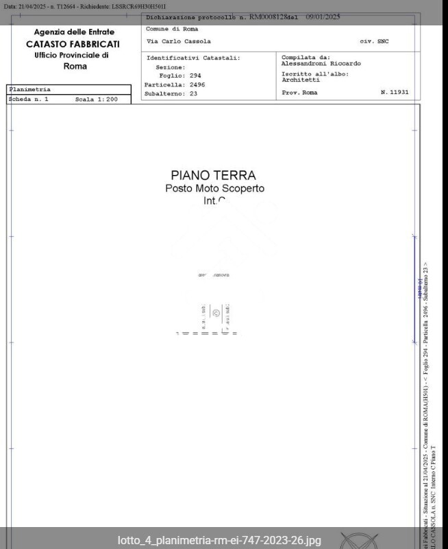 Immagine di VILLINO VIA CARLO CASSOLA – ROMA