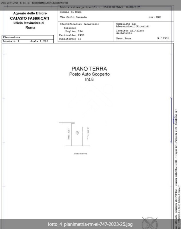 Immagine di VILLINO VIA CARLO CASSOLA – ROMA