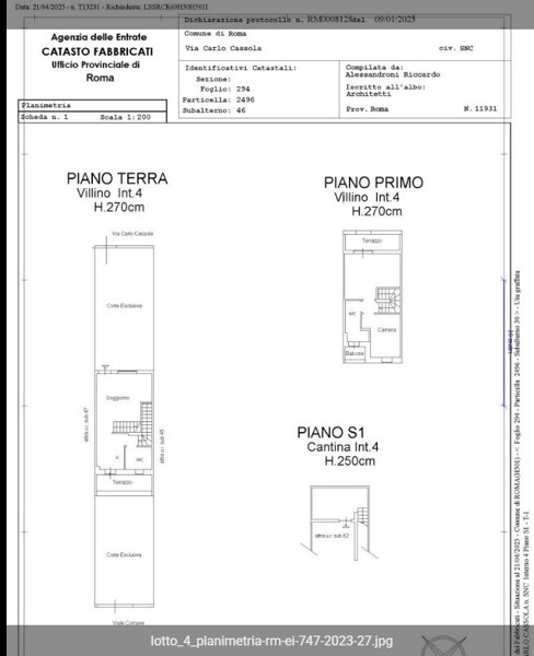 CASA / VILLA VIA CARLO CASSOLA - ROMA — foto 7