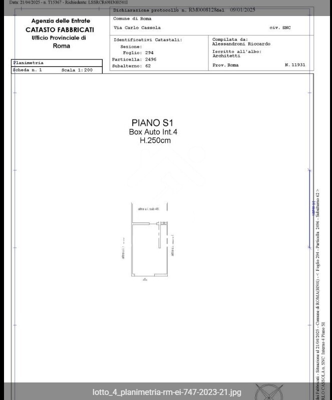 Immagine di VILLINO VIA CARLO CASSOLA – ROMA