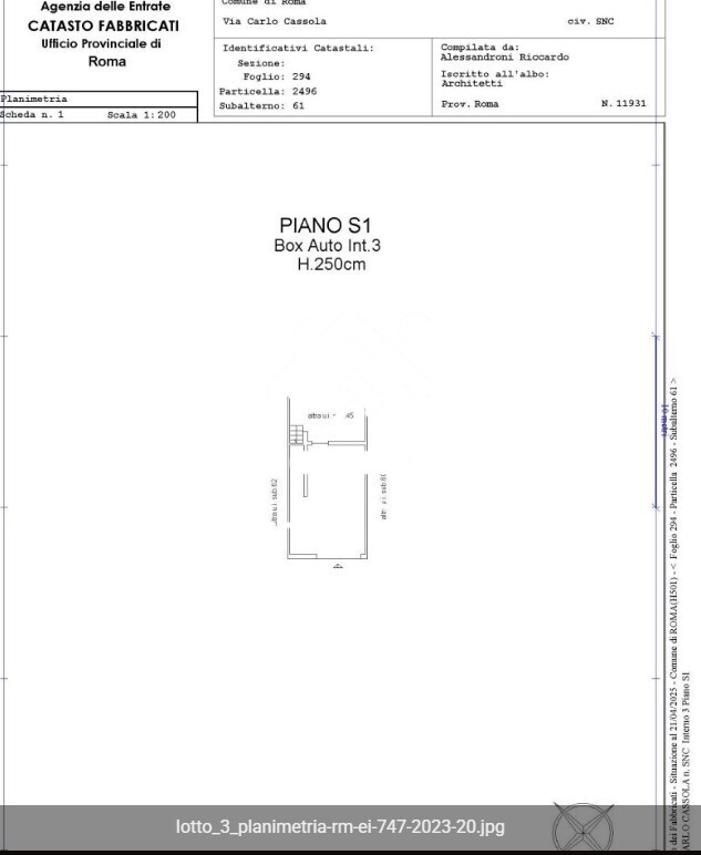 Immagine di VILLINO VIA CARLO CASSOLA – ROMA