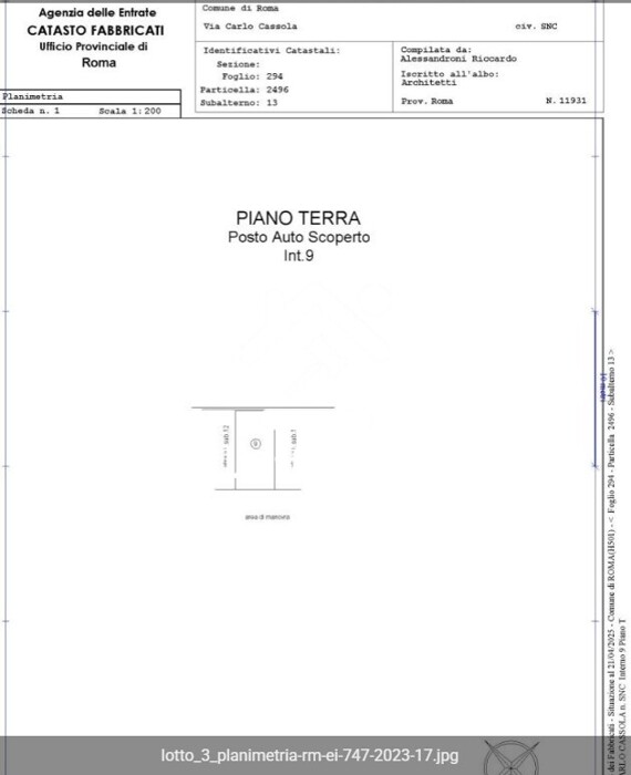 Immagine di VILLINO VIA CARLO CASSOLA – ROMA