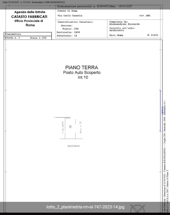 Immagine di VILLINO VIA CARLO CASSOLA – ROMA