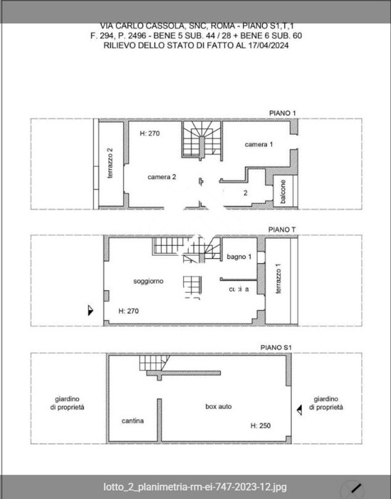 Immagine di VILLINO VIA CARLO CASSOLA – ROMA