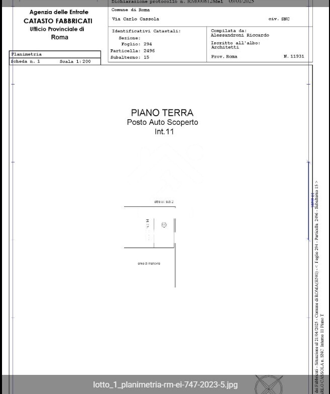 Immagine di VILLINO VIA CARLO CASSOLA – ROMA