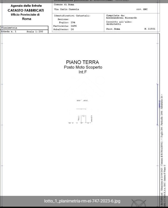 Immagine di VILLINO VIA CARLO CASSOLA – ROMA