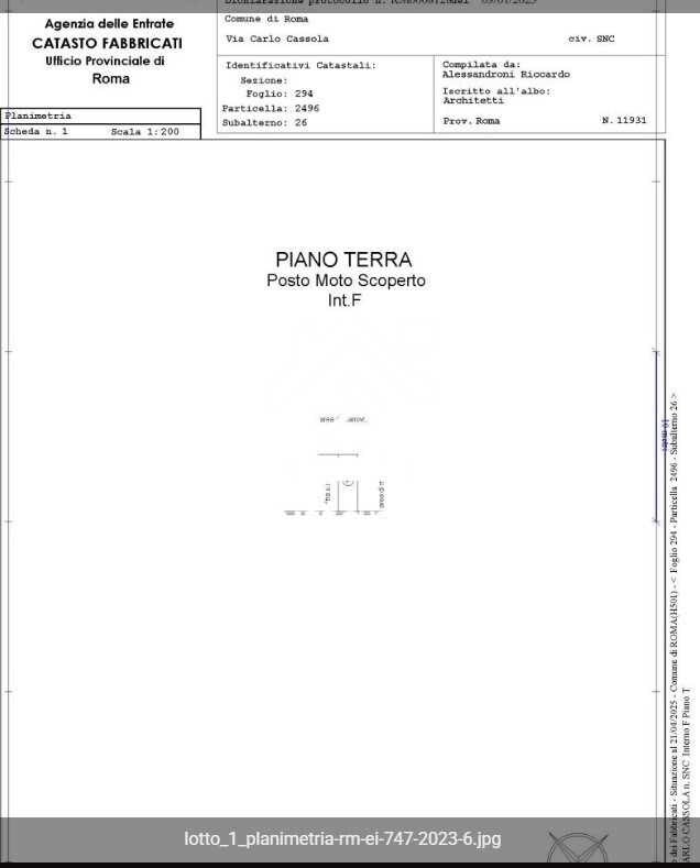 Immagine di VILLINO VIA CARLO CASSOLA – ROMA