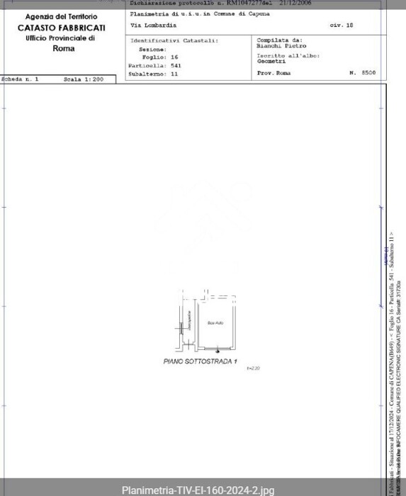 Immagine di AUTORIMESSA VIA LOMBARDIA – CAPENA