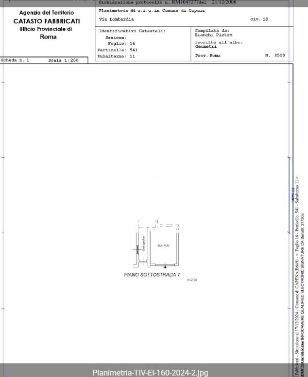 Immagine di AUTORIMESSA VIA LOMBARDIA – CAPENA