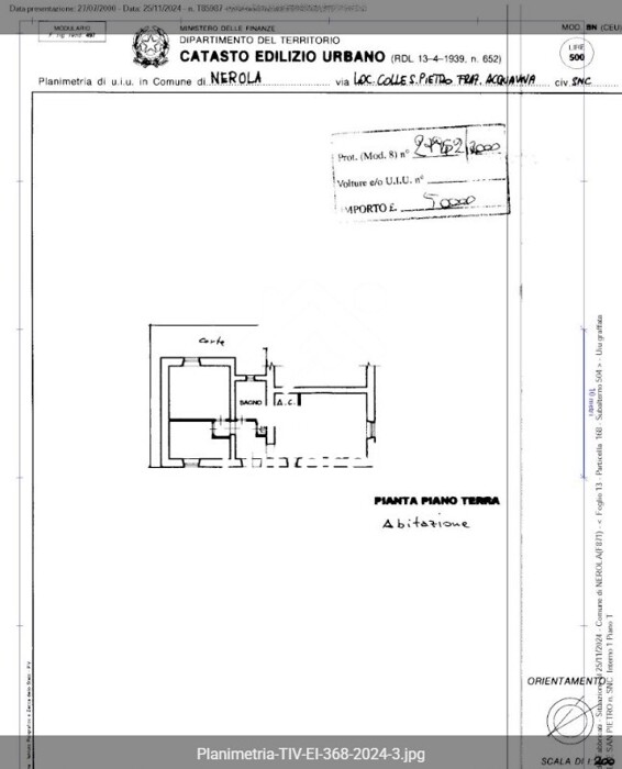 Immagine di APPARTAMENTO VIA COLLE S. PIETRO N. 23 – NEROLA