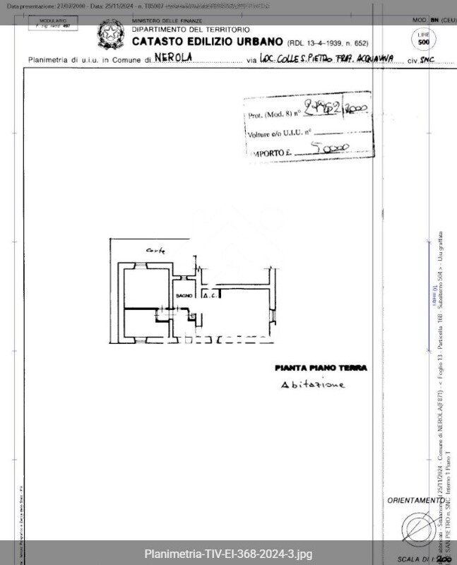 Immagine di APPARTAMENTO VIA COLLE S. PIETRO N. 23 – NEROLA