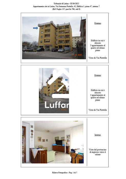 Immagine di APPARTAMENTO VIA SATURNINO PIATTELLA – LATINA