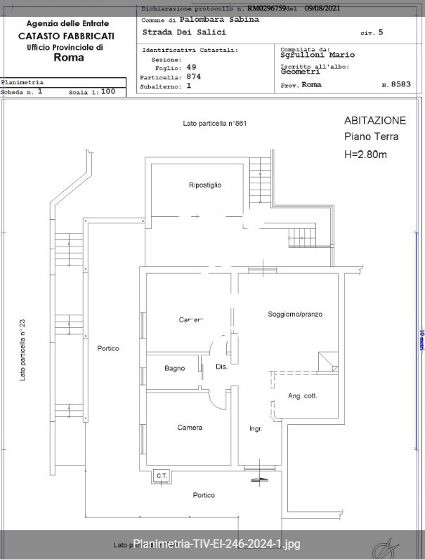 Immagine di CASA / VILLA STR. DEI SALICI – PALOMBARA SABINA