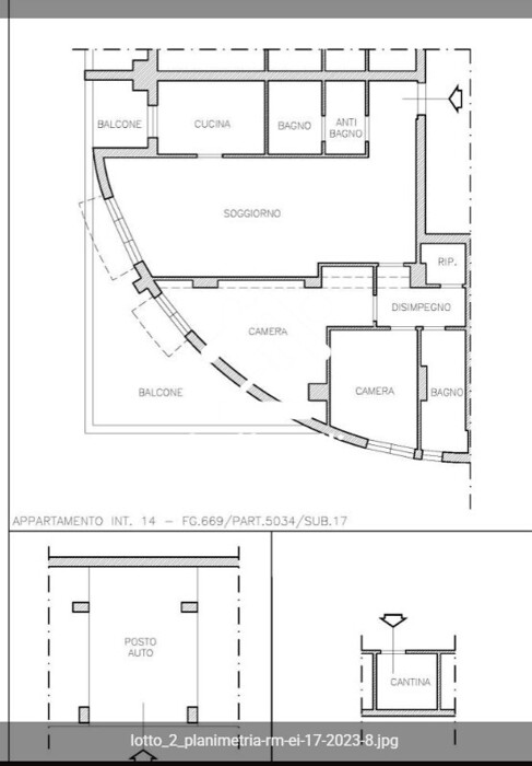 Immagine di APPARTAMENTO VIA CARDINALE LUIGI TRAGLIA – ROMA