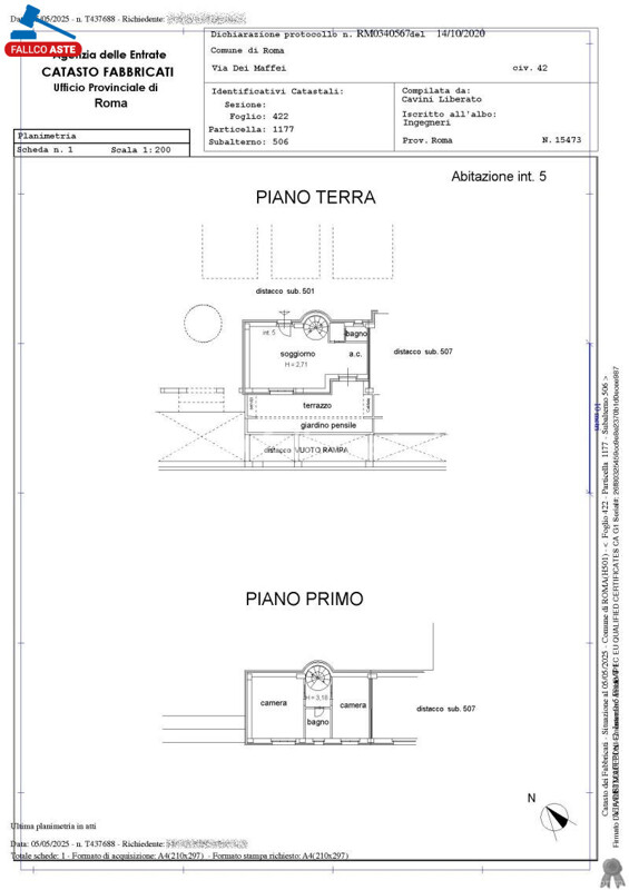 Immagine di APPARTAMENTO VIA DEI MAFFEI – ROMA