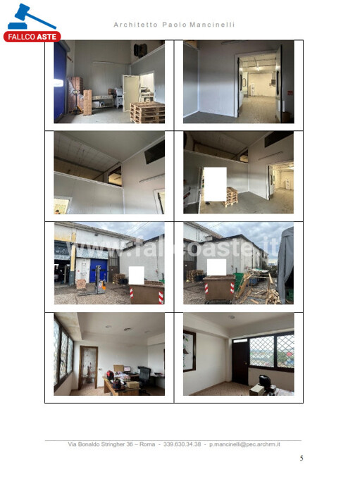 Immagine di CAPANNONE / IMMOBILI INDUSTRIALI VIA ADOLFO CONSOLINI N. 22 – TIVOLI