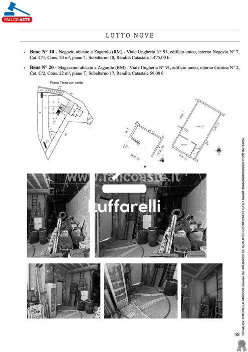 Immagine di LOCALE COMMERCIALE VIALE UNGHERIA 89/91 – ZAGAROLO