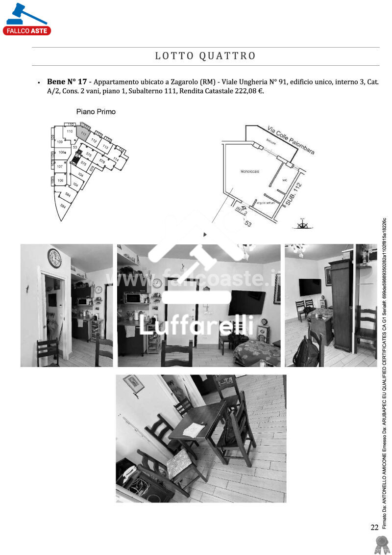 APPARTAMENTO VIALE UNGHERIA 89/91 - ZAGAROLO — foto 4
