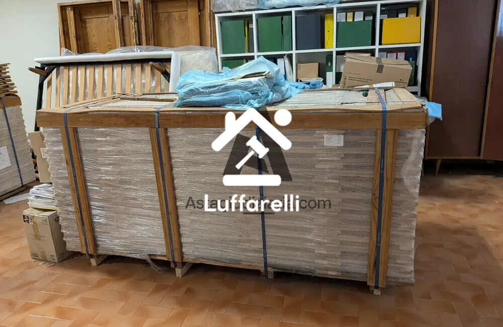 Attrezzature Varie – N.3 bancali di quadrotte in teck, misure 225x95xh110 cm circa… — foto 3