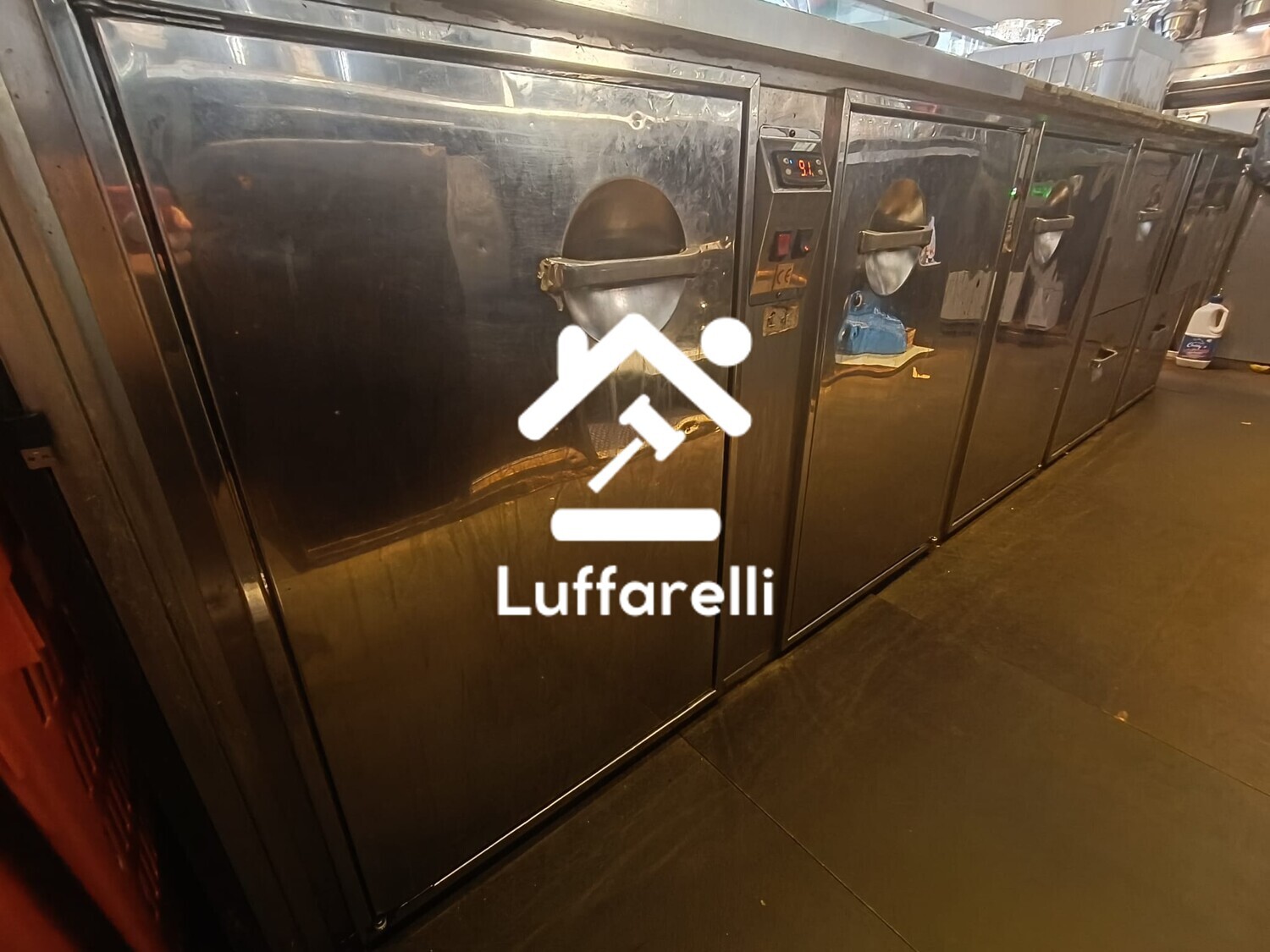 Commercio Al Dettaglio, Ristorazione E Industria Alberghiera – Bancone BAR lunghezza 3m circa con accessori (Frigorifero… — foto 6