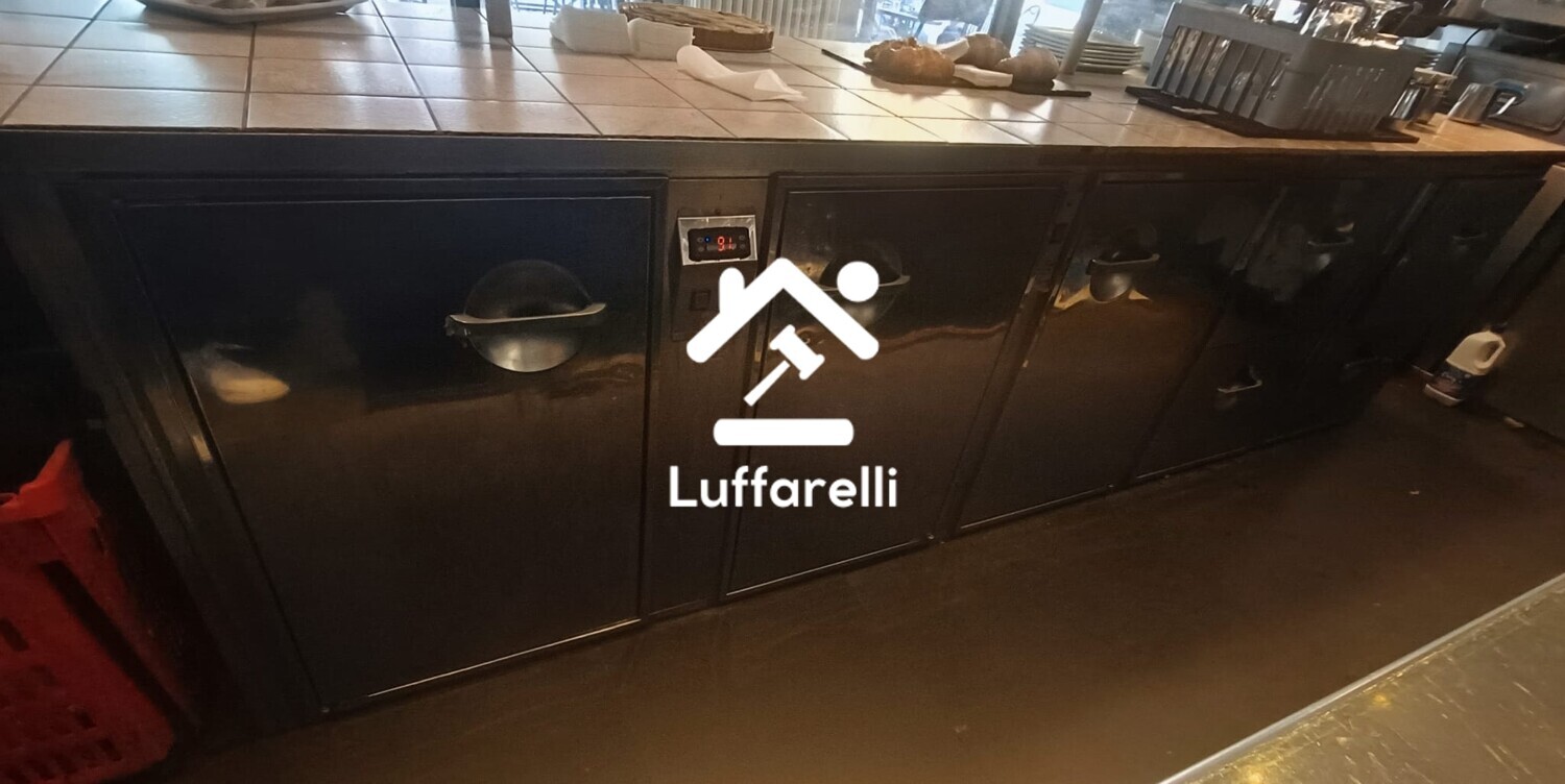 Commercio Al Dettaglio, Ristorazione E Industria Alberghiera – Bancone BAR lunghezza 3m circa con accessori (Frigorifero… — foto 7
