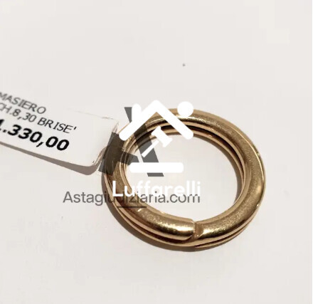 Preziosi – un portachiavi in oro giallo 18 kt gr. 8,20 — foto 2