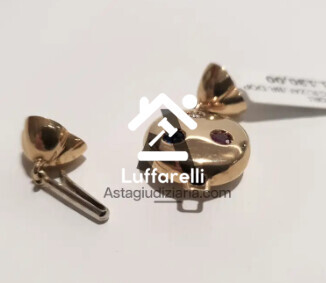 Preziosi – una chiusura per collana in oro giallo 18 kt con rubino zaffiro… — foto 2